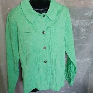 Mirror Image Beautiful bright green jacket L